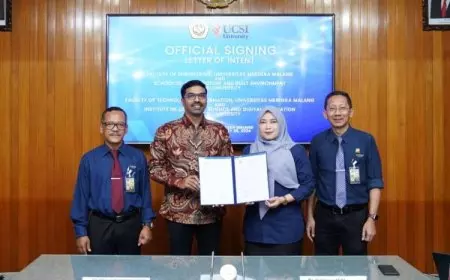 Perkuat Kerjasama Internasional, UNMER Malang Teken LoI Dengan UCSI University