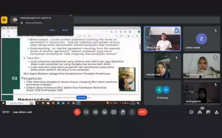 Analisis Kasus di Bidang Perjanjian dan Artikel Ilmiah, Materi Kuliah Tamu bagi Mahasiswa FH UNIPMA