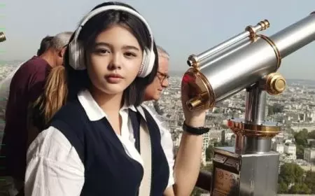 Desainer Muda Ribie Siti Fadryan Berlibur di Eropa Sambil Wisata Edukasi