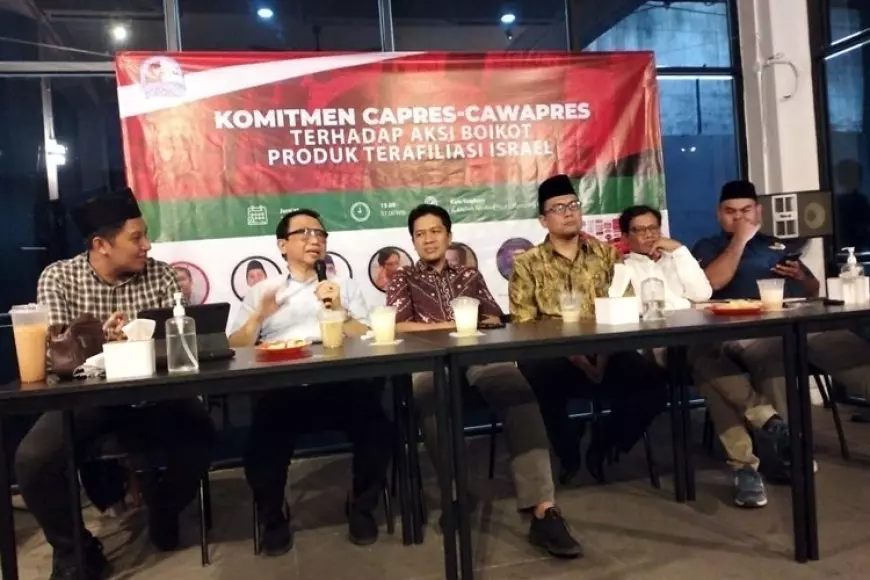 Relawan Capres&#45;cawapres Sepakat Boikot Produk Terafiliasi Israel untuk Mendukung Kemerdekaan Palestina