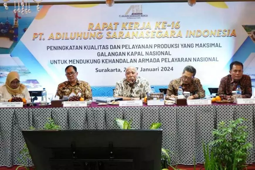 Raker 2024, PT Adiluhung Saranasegara Indonesia Maksimalkan Produksi Galangan 