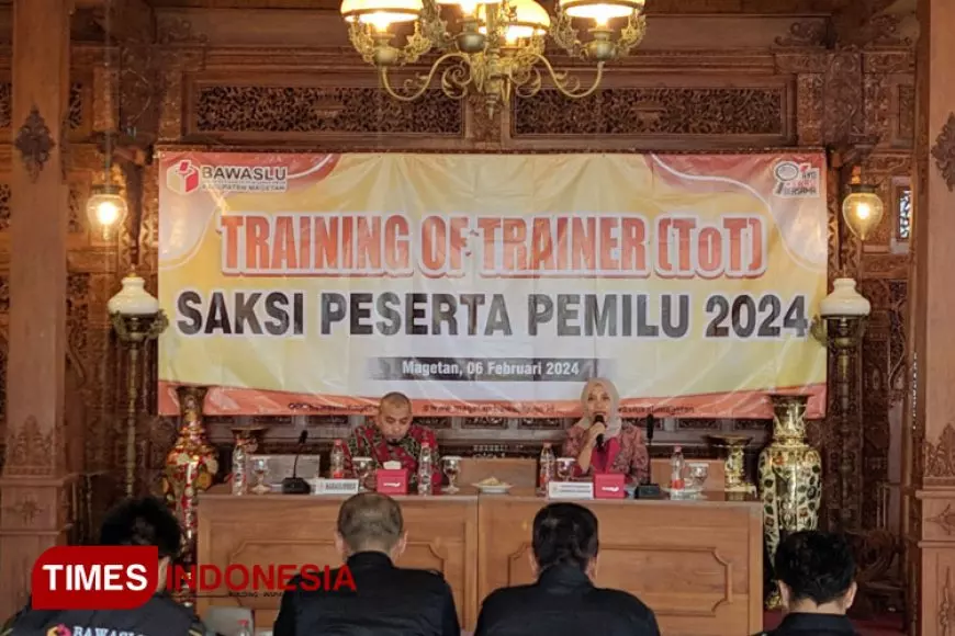 Puluhan Peserta Saksi Pemilu 2024 Magetan Ikuti ToT