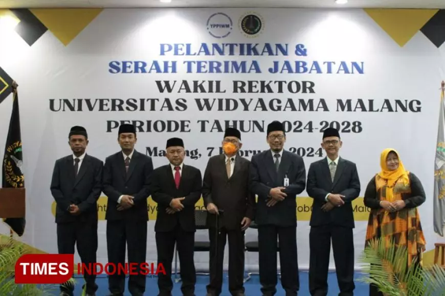 Pelantikan Wakil Rektor Universitas Widyagama Malang Periode 2024&#45;2028
