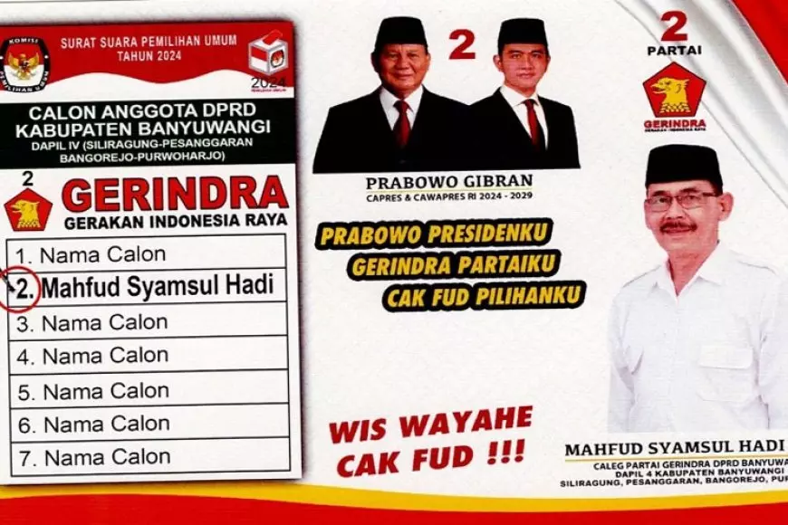 Mahfud Syamsul Hadi Optimis Prabowo&#45;Gibran Menang di Dapil 4 Banyuwangi