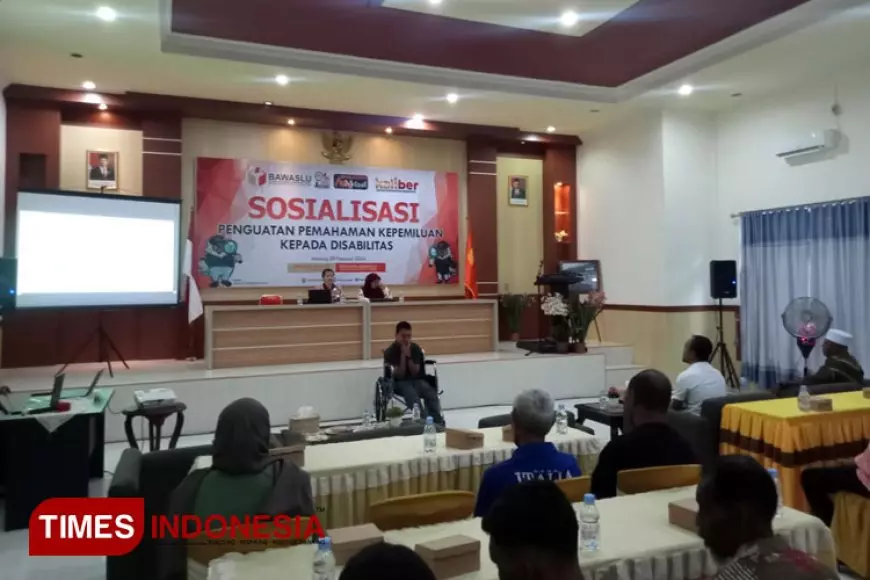Bawaslu Morotai Beri Penguatan dan Pemahaman Pemilu kepada Kaum Disabilitas