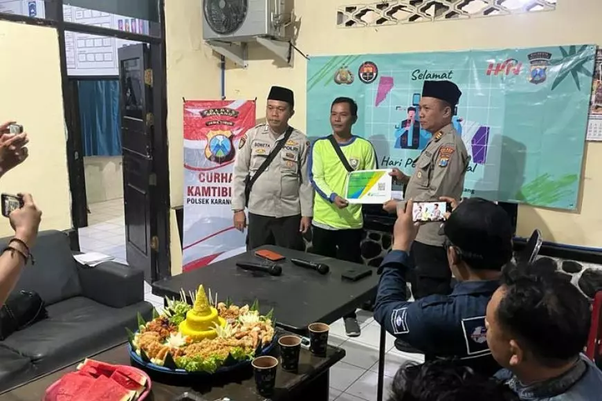 Polsek Singosari Beri Bantuan BPJS Ketenagakerjaan kepada 48 Supeltas 