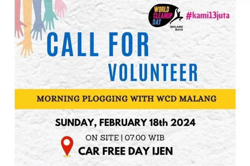 Hari Peduli Sampah Nasional, WCD Malang Raya Bakal Gelar Morning Plogging 