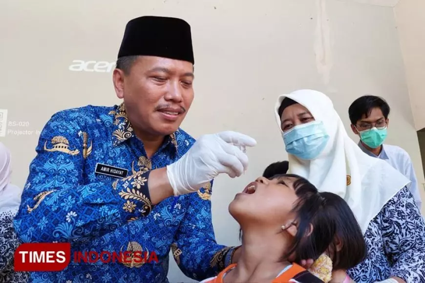 174.234 Anak Di Banyuwangi Mulai Mendapat Tetes Vaksin Polio Kedua