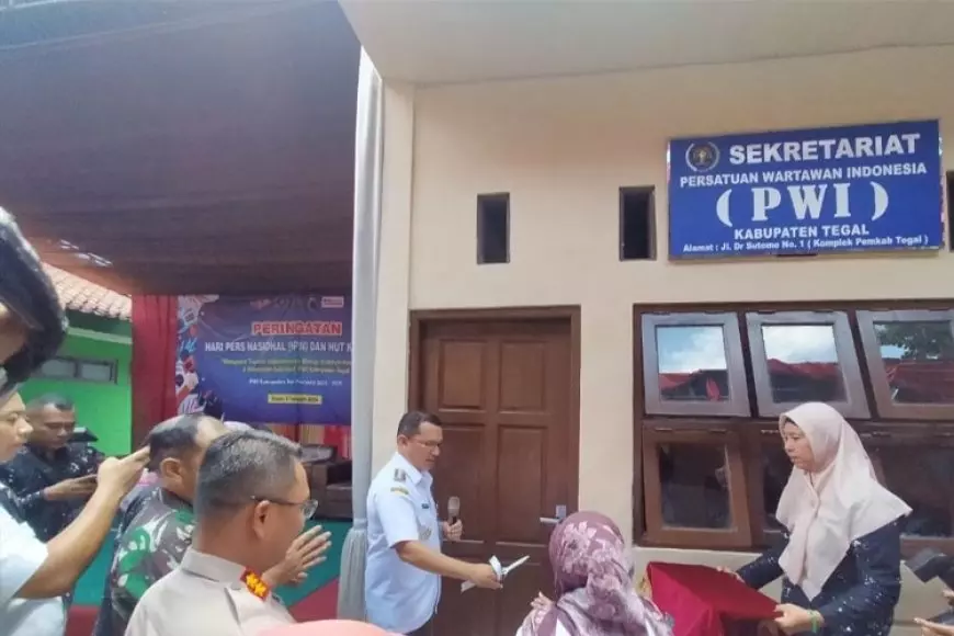 Momen HPN 2024, PWI Kabupaten Tegal Miliki Sekretariat