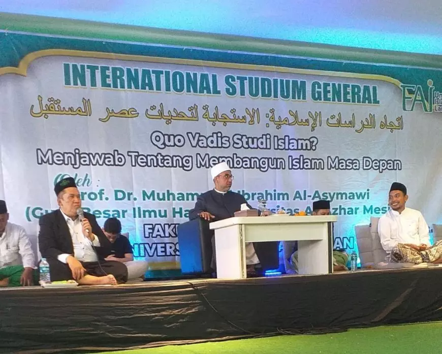 Menggambar Masa Depan Studi Islam, FAI Unisla Gelar International Stadium General