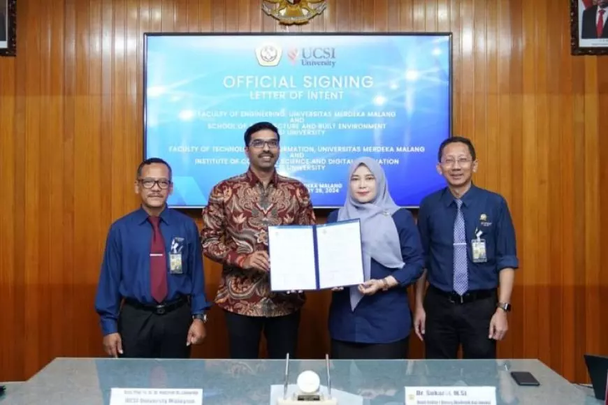 Perkuat Kerjasama Internasional, UNMER Malang Teken LoI Dengan UCSI University