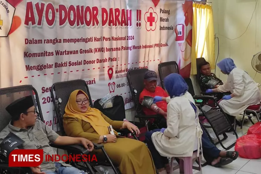 Peringati HPN, KWG Gelar Donor Darah untuk Kemanusiaan