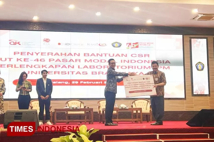 BEI Beri Bantuan Peralatan Lab Investasi dan Pasar Modal untuk UB