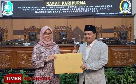 RPJPD Banyuwangi Tahun 2024-2025 Dukung Visi Misi Rencana Pembangunan Nasional 