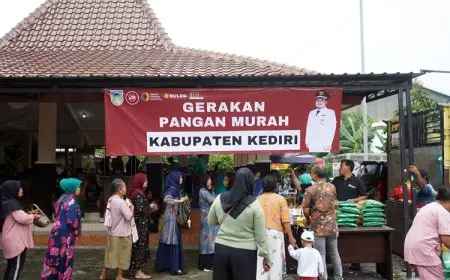 Tekan Laju Inflasi Pemkab Kediri Gencar Adakan Operasi Pasar Murah
