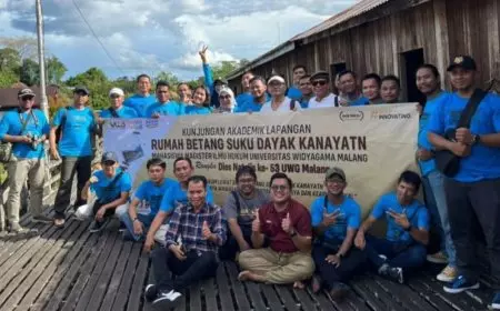 Kunjungan Akademik Lapangan MIH UWG di Rumah Betang Suku Dayak Kanayatn Pontianak Menjadi Pembelajaran Berharga