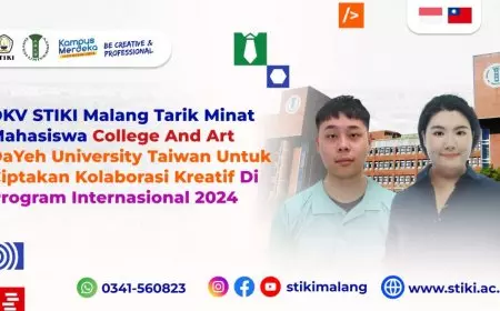 DKV STIKI Malang Tarik Minat Mahasiswa College and Art DaYeh University Taiwan untuk Ciptakan Kolaborasi Kreatif di Program Internasional 2024