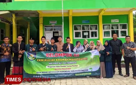 68 Mahasantri Ma'had Aly Al-Tarmasi Pacitan Terjun ke Masyarakat untuk Mengabdi