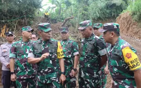 Tim Wasev Tinjau Lokasi Sasaran TMMD ke-119 Kodim 0617 Majalengka