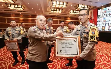 Polres Situbondo Raih Penghargaan Pelayanan Publik Kualitas Tinggi dari Ombudsman RI