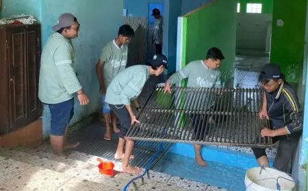 KSM Unisma Malang Jaga Lingkungan Nyaman dan Indah Lewat Jumat Bersih