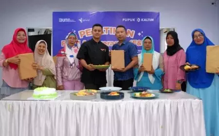 Pupuk Kaltim Dorong UMKM FnB Tingkatkan Kualitas dan Estetika dengan Pelatihan Optimal
