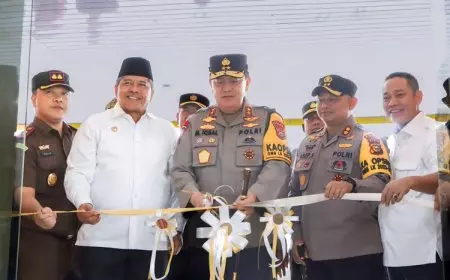 Kapolda Riau Resmikan Lapangan Tembak Terbaik Se-Riau Dan SPKT Saat Kunker Ke Polres Siak