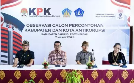 Pemkab Badung Terpilih KPK RI sebagai Percontohan Kabupaten Antikorupsi