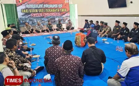 Kodim 0831 Surabaya Timur Perkuat Sinergitas dengan Tokoh Masyarakat
