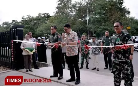 Peresmian Kantor Denpal VI/1 Samarinda: Kolaborasi Sukses Pemkot Samarinda dan TNI