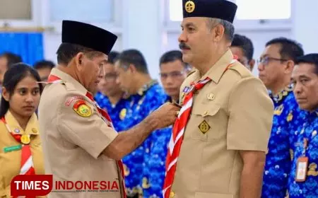 Bupati Sumba Timur Dilantik Sebagai Ketua Mabicab, Perkokoh Pramuka untuk Masa Depan
