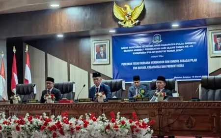 Peringati HUT ke-15 Kabupaten Morotai, DPRD dan Pemda Gelar Rapat Paripurna Istimewa