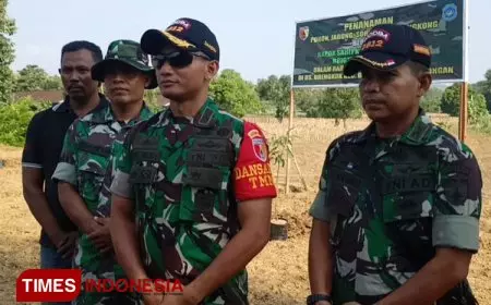Dansatgas TMMD Lamongan Suarakan Semangat Gotong Royong