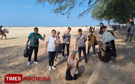 Aksi Bersama KSM FK Unisma Malang dan Thaksin University untuk Pantai Bersih