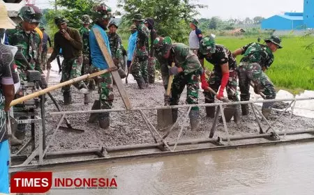 TMMD Ke-119 Lamongan: Membangun Jembatan Asa Warga Desa
