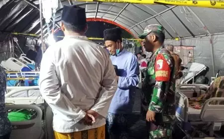 Kodim 0831 Surabaya Timur Bantu Korban Gempa di RS Unair