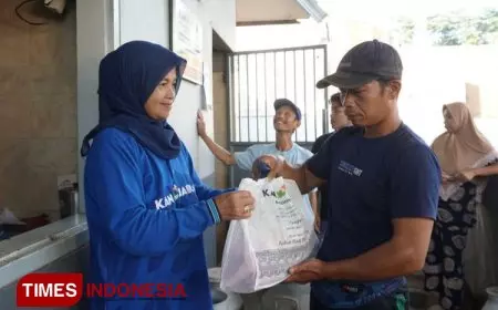 KAN Jabung Syariah Jatim Bagikan 2000 Paket Sembako
