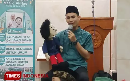 Malam Nuzulul Quran, TPQ Al Haq Mengajak Santri Menjadi Generasi Qurani