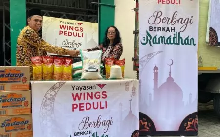 Unwaha Jombang Terima CSR Berupa Paket Sembako dari Yayasan Wings Peduli, Bakal Didistrubusikan ke 40 Pesantren di Jombang
