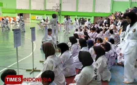 Bulan Ramadan, 644 Atlet Taekwondo Kota Tasikmalaya Semangat Ikuti UKT