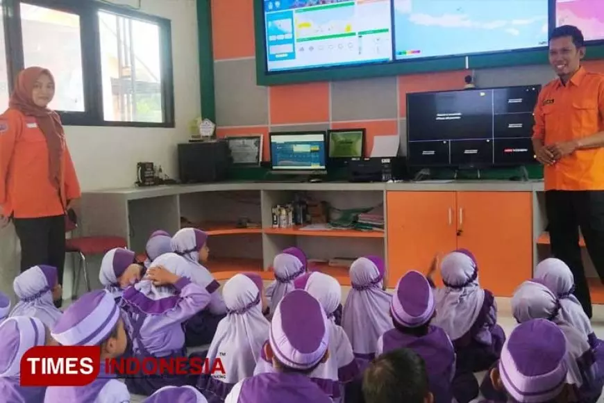 TK Anak Sholeh Kota Probolinggo Kunjungi BPBD untuk Edukasi Kebencanaan