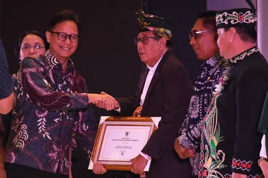 Pemkab Lombok Utara Dapat Penghargaan Bebas Frambusia dari Kemenkes RI