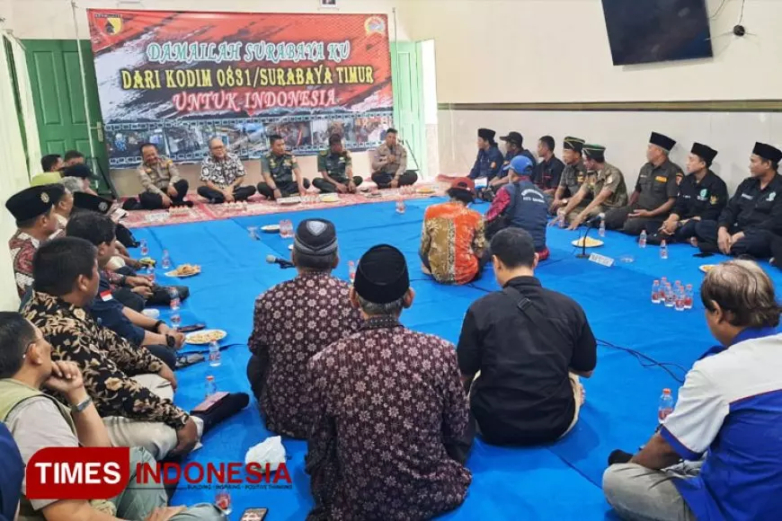 Kodim 0831 Surabaya Timur Perkuat Sinergitas dengan Tokoh Masyarakat