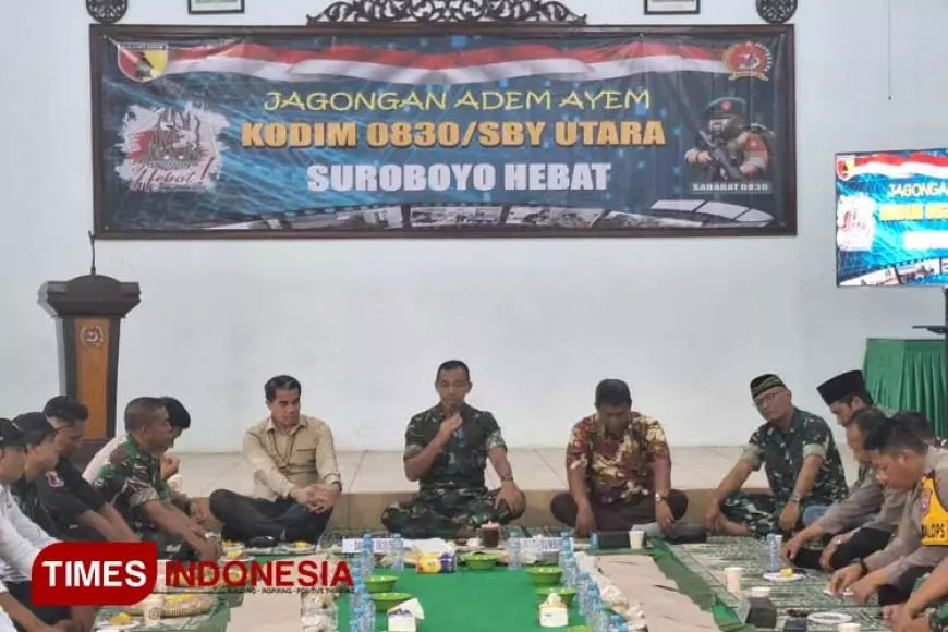 Jelang Ramadan, Dandim Surabaya Utara Sebarkan 'Virus' Toleransi