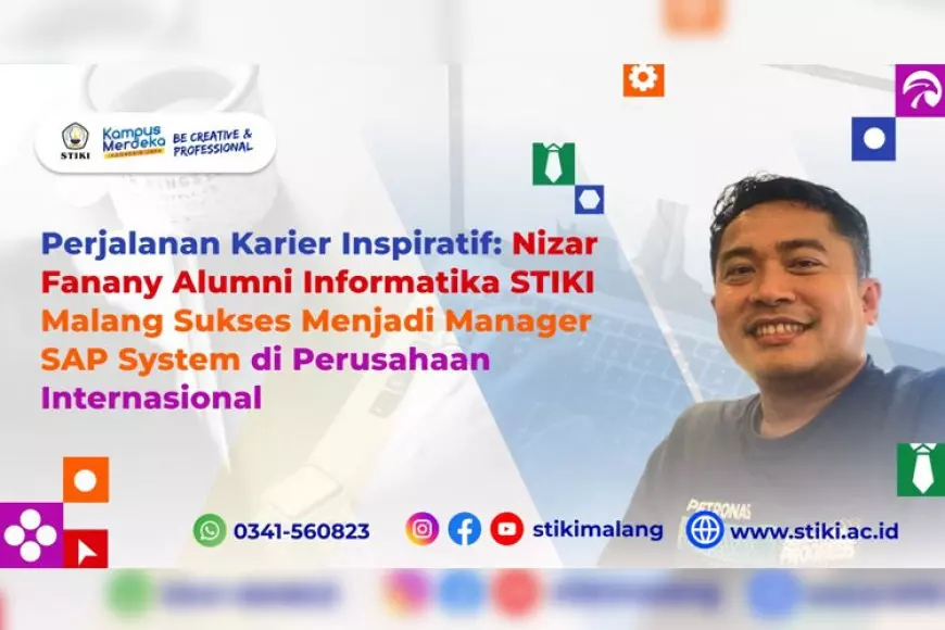 Nizar Fanany Alumni Informatika STIKI Malang Sukses Menjadi Manager SAP System di Perusahaan Internasional