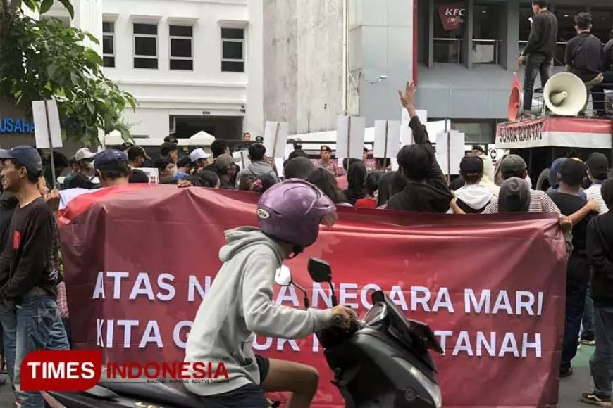 Demonstrasi Hampir Chaos di Jakpus, Jokowi dan MA Diminta Tak Lindungi Mafia Tanah