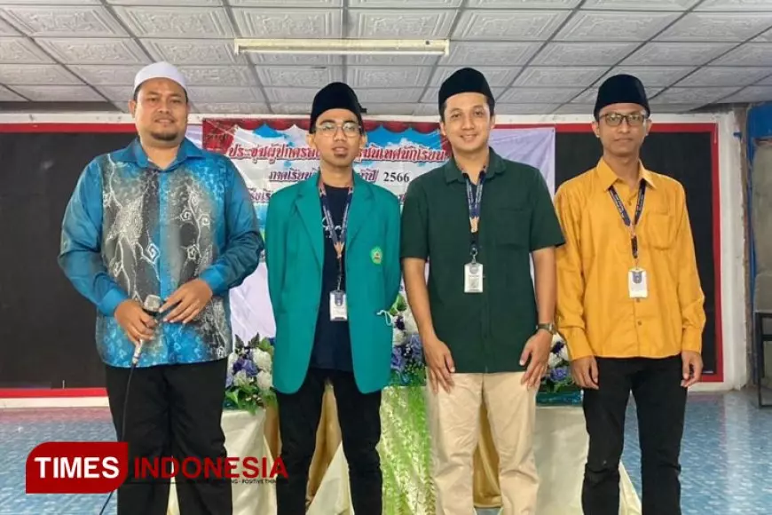 Mahasiswa Unisma Malang Berkenalan Pakai Tiga Bahasa Saat Magang di Sekolah Deenul Islam Thailand