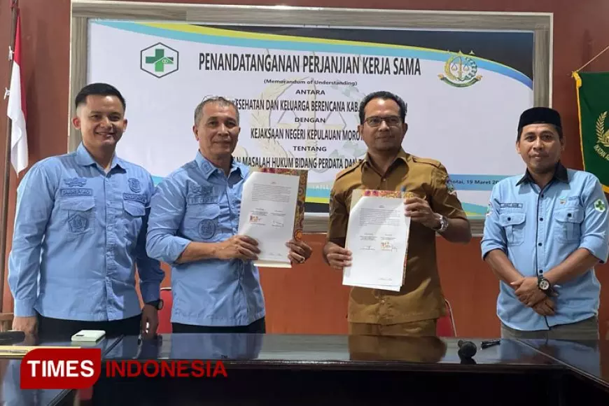 Butuh Pendampingan Hukum, Dinkes dan Kejaksaan Morotai Kembali Tandatangani MoU