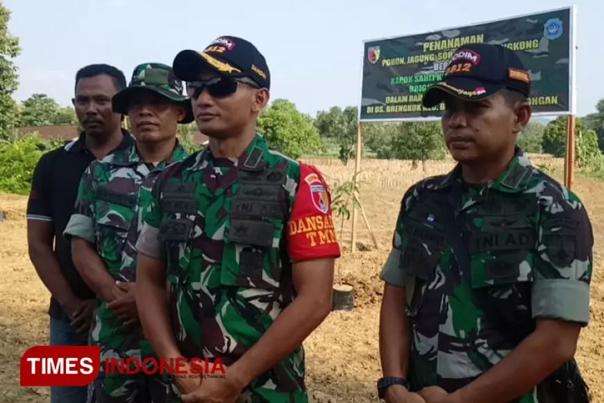 Dansatgas TMMD Lamongan Suarakan Semangat Gotong Royong