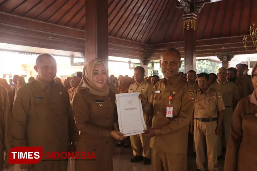 273 PNS Kabupaten Mojokerto Naik Pangkat, Bupati: Tingkatkan SDM Berkualitas